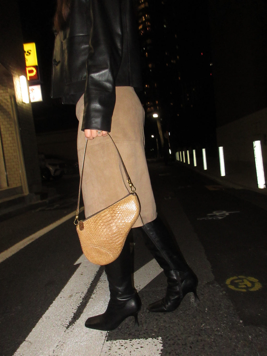 Vintage Dior Mini Saddle Bag