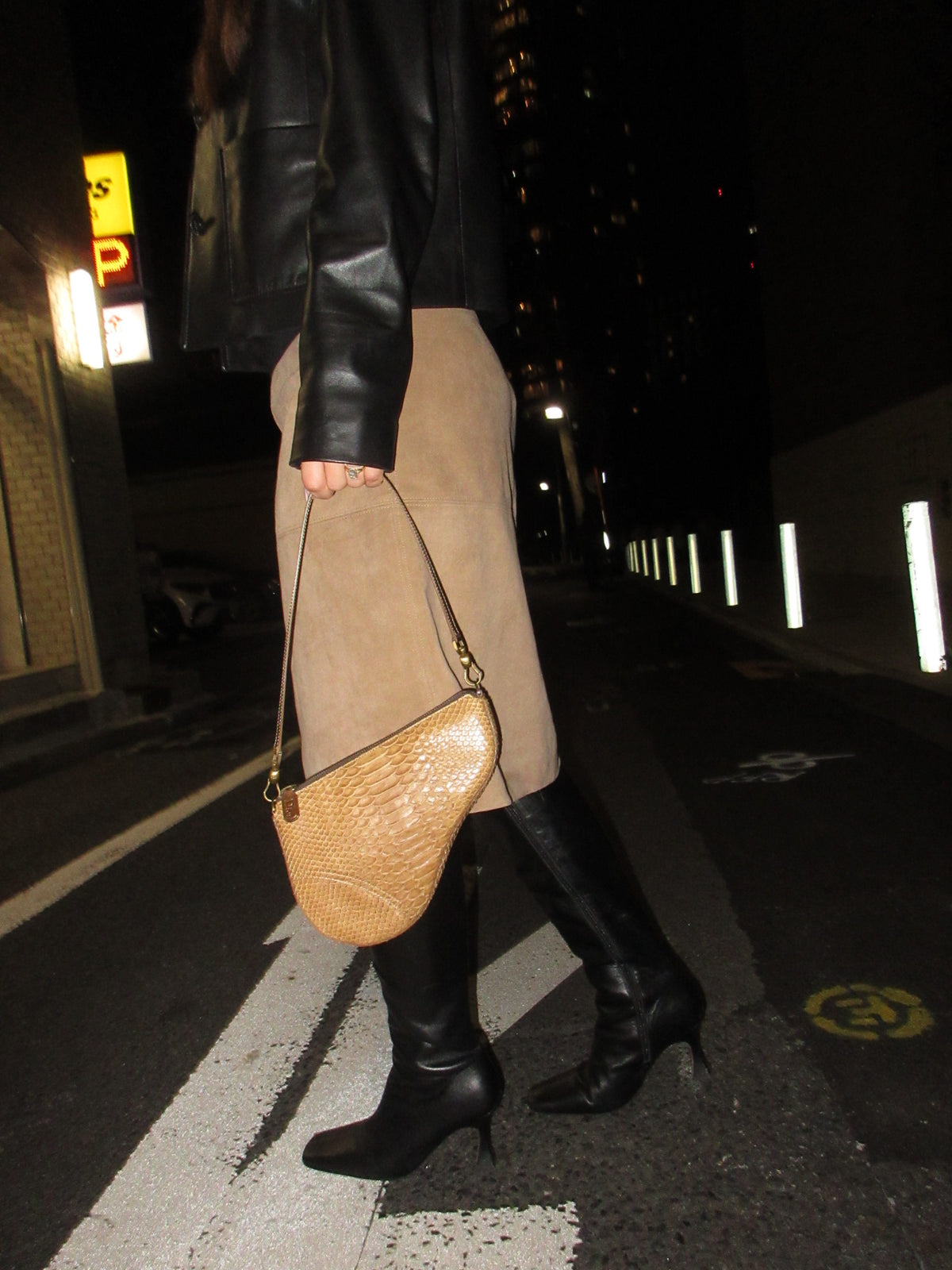 Vintage Dior Mini Saddle Bag