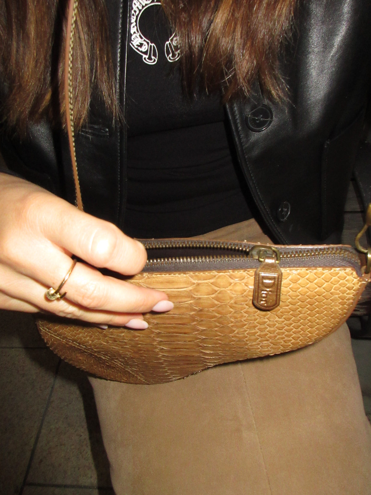 Vintage Dior Mini Saddle Bag
