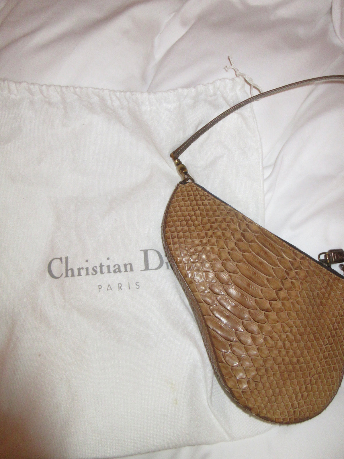 Vintage Dior Mini Saddle Bag
