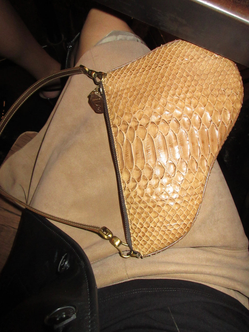 Vintage Dior Mini Saddle Bag