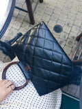 Vintage Chanel Matelassé Tote Bag