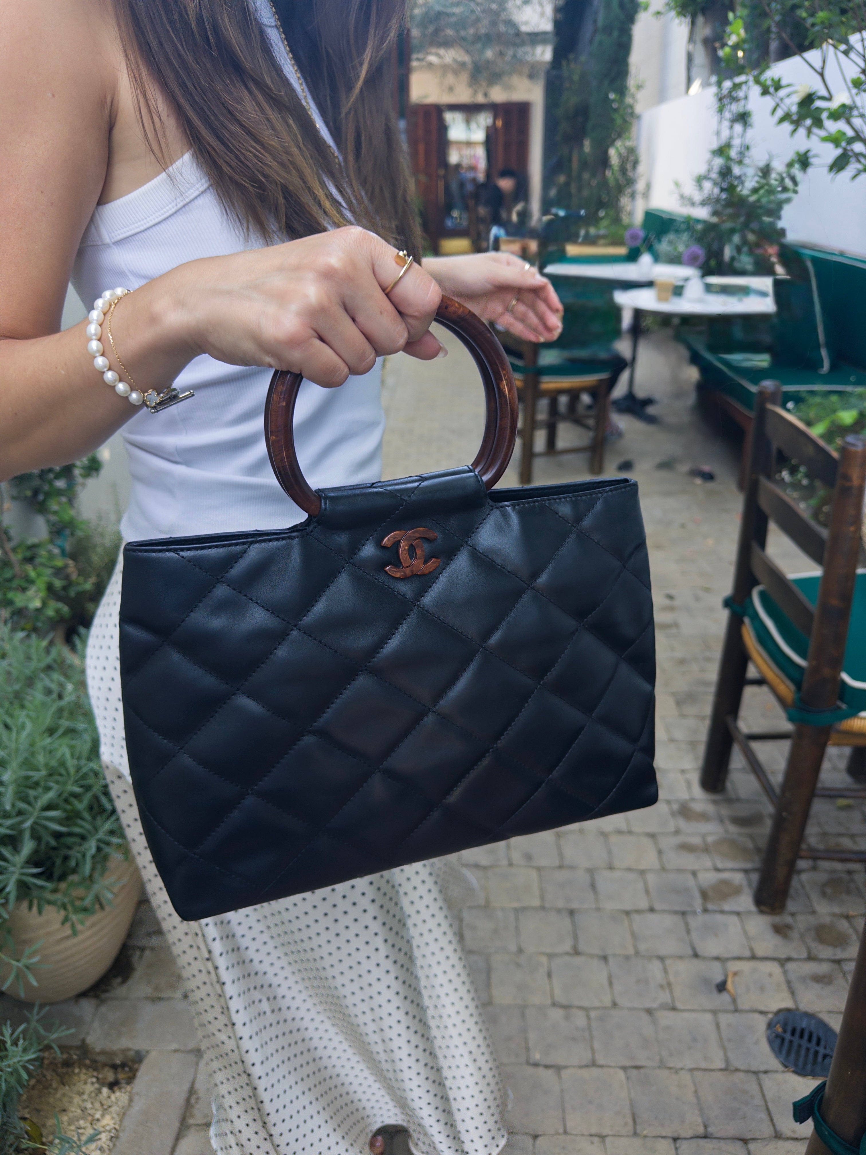 Vintage Chanel Matelassé Tote Bag