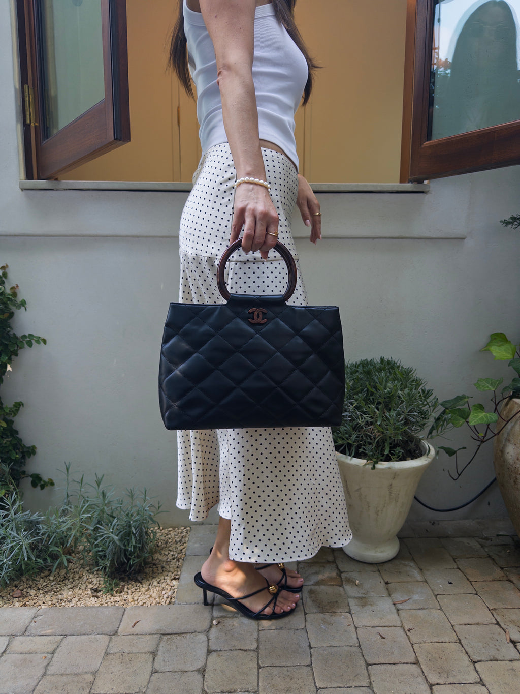 Vintage Chanel Matelassé Tote Bag