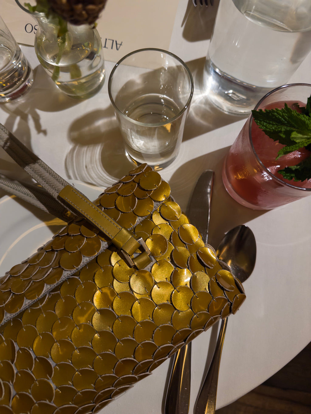 Vintage Prada Sequin Shoulder Bag
