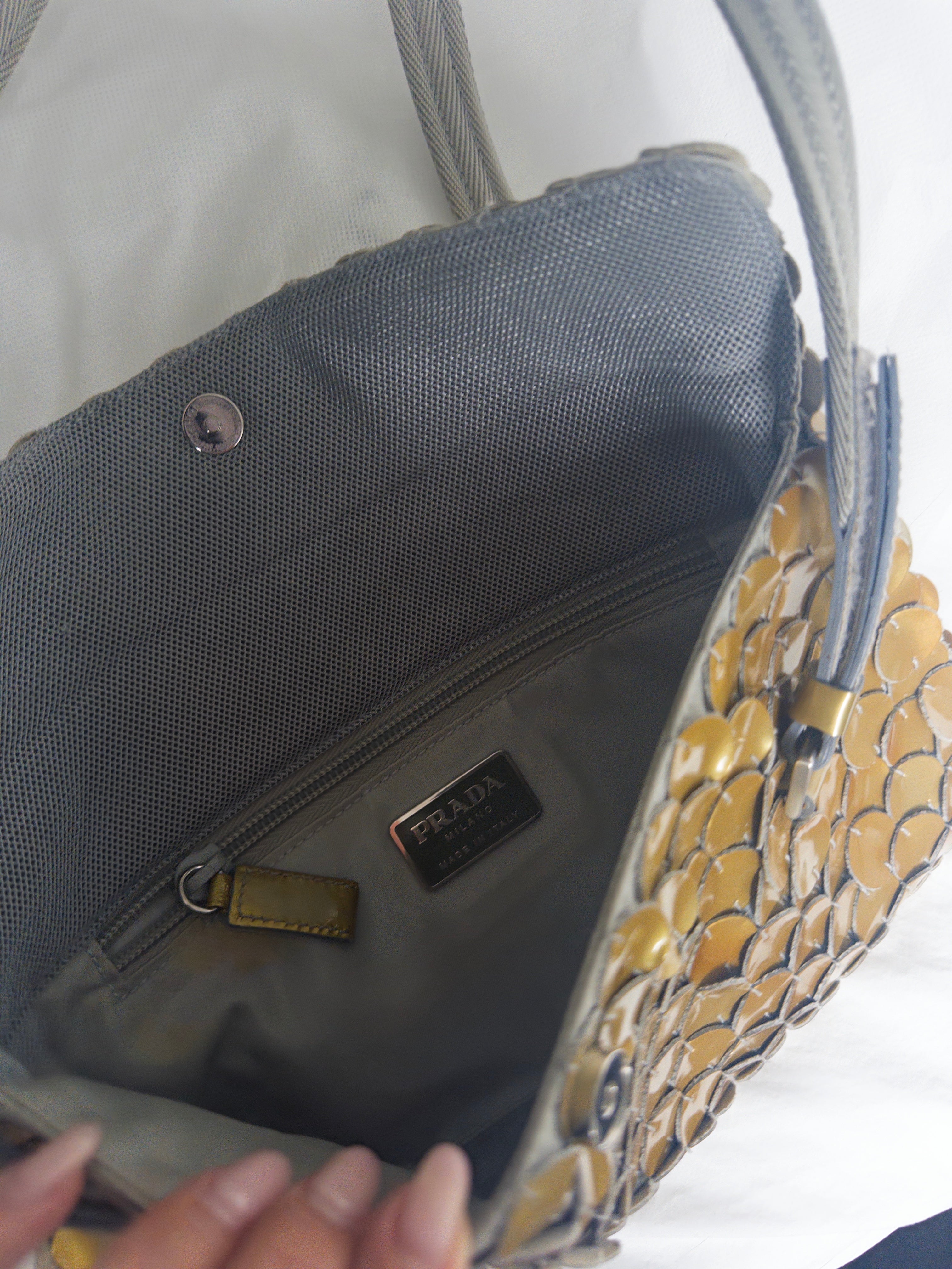 Vintage Prada Sequin Shoulder Bag