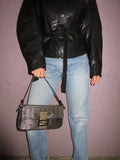 Vintage Fendi Metallic Woven Baguette