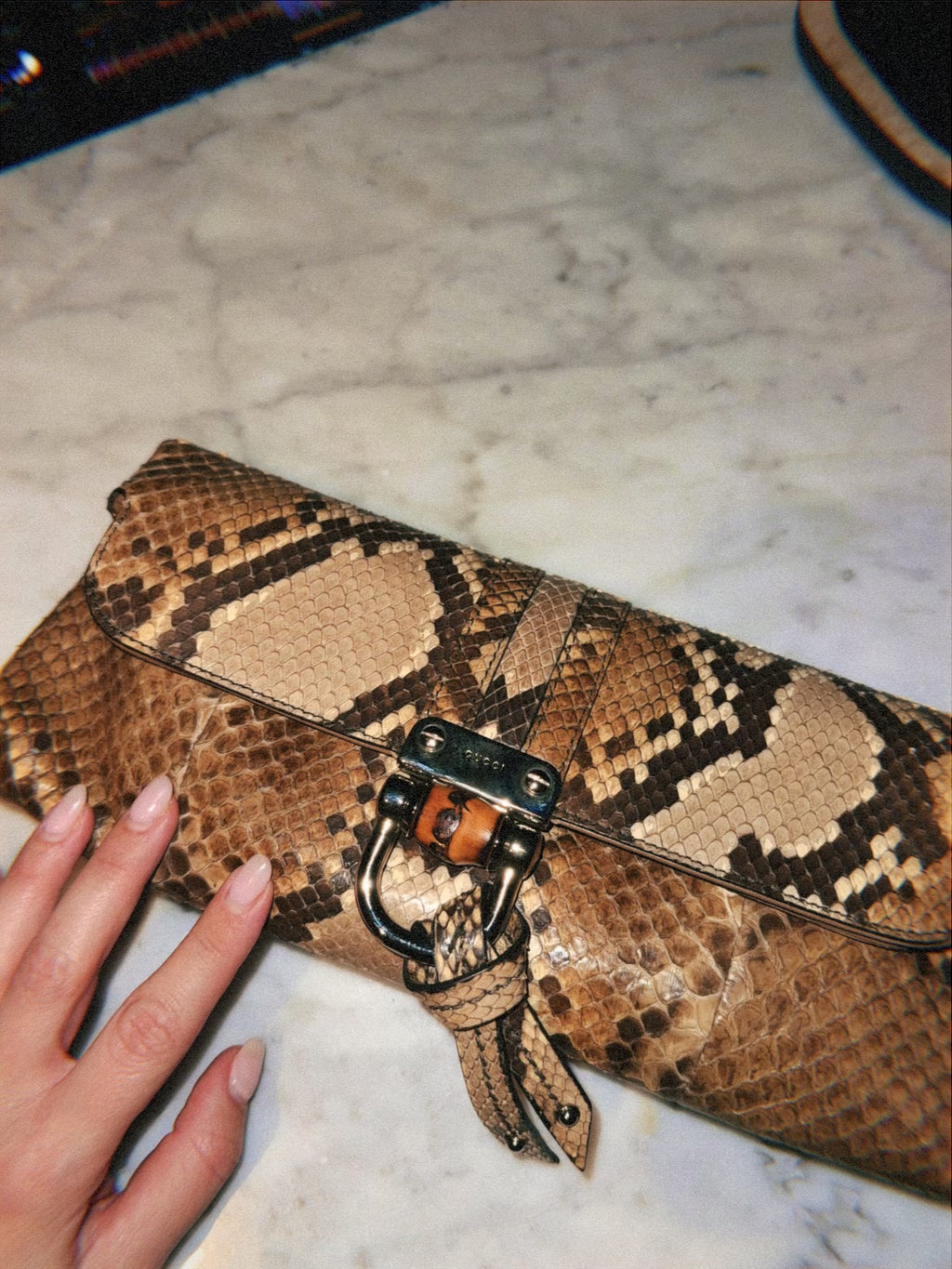 Tom Ford Gucci Python Clutch