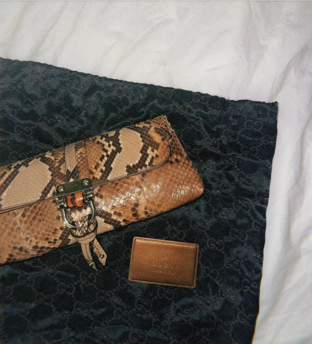 Tom Ford Gucci Python Clutch