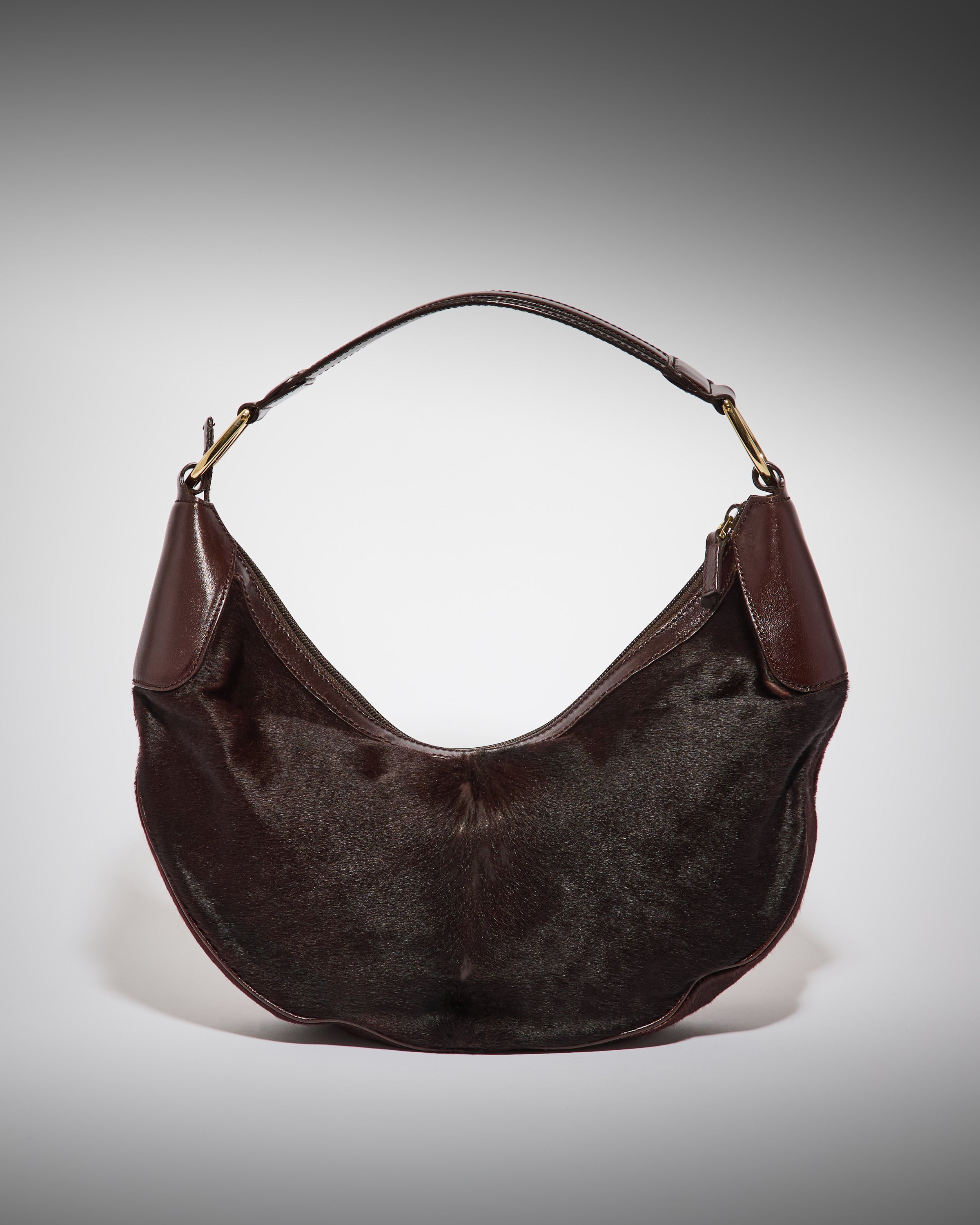 Rare Vintage Gucci Pony Hair Hobo Bag
