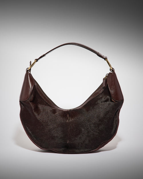 Rare Vintage Gucci Pony Hair Hobo Bag – Brown, Tom Ford Era