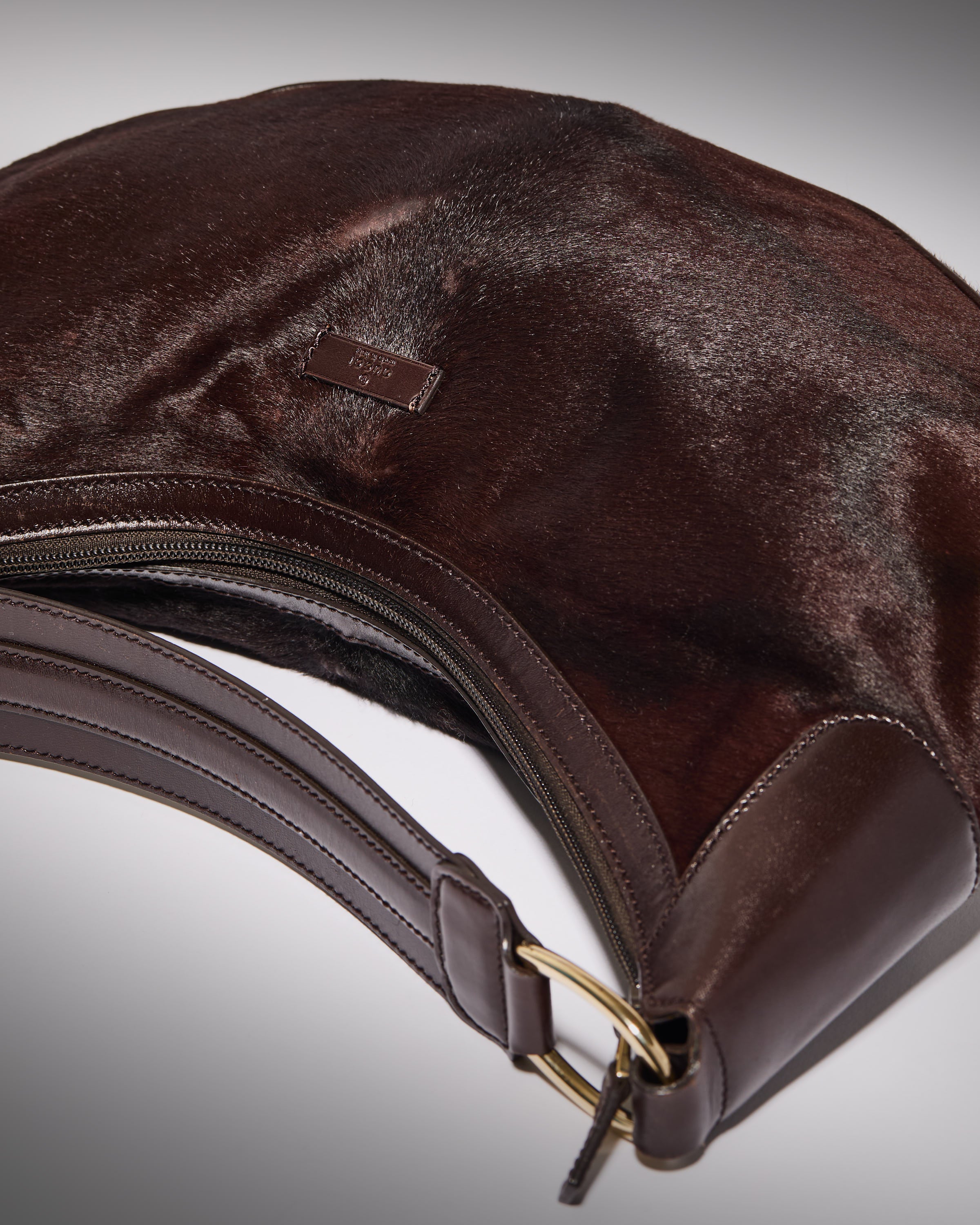 Rare Vintage Gucci Pony Hair Hobo Bag